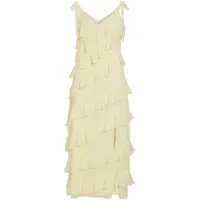 Vila Viluna Bandje Maxi Jurk 44 EU dames