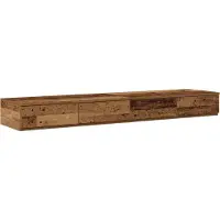 vidaXL Bedlades Oudhout 135 x 36,5 x 16,5 cm Bewerkt hout