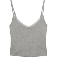 Superdry Top lichtgrijs