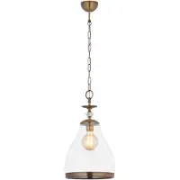 Jupiter Hanglamp ISLA, messing, 1xE27, 40W, metaal, afmetingen: 80x29x29 cm, IP20, merk: