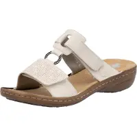 Rieker 60885 Slippers | Maat 41 Dames Beige