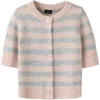 LMTD Gebreid vest blauw / pink