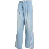 Adidas Bandplooi jeans 'Adilenium Season 5' lichtblauw / wit