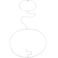 Elli - Sieradenboxen - Dames bodyketting taille hart liefde in 925 sterling zilver - Dames