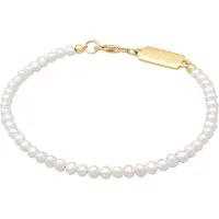 KUZZOI - Armband - Heren Vintage Trend met zoetwater gekweekte parels in 925 sterling zilver - Heren