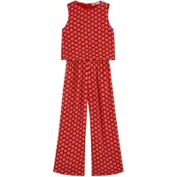 We fashion Overall rood / wit