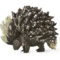 Collecta speelfiguur stekelvarken zwart 6 x 4 cm