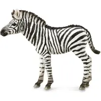 Collecta Figurine - Zebra Veulen - (M) - Wilde Dieren - Handgeschilderd - Miniatuur