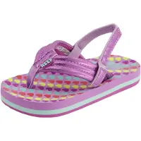 Reef Slipper Reef Kids Little Ahi Lavender Hearts-Schoenmaat 20