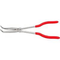 Kraftmann 412, telefoonknijptang, 90° gebogen, extra lang, 280 mm