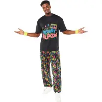 Amscan Totally Rad 80s Retro Kostuum Heren - Maat L