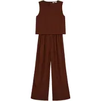 We fashion Overall roestbruin