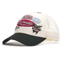 Ed Hardy Pet 'Est 1971 Varsity' groen / grenadine / zwart / wit