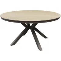 AVH-Collectie Samantha dining tuintafel 144xH75 cm rond latte keramisch blad