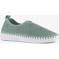Hush puppies Daisy dames instappers groen maat 38
