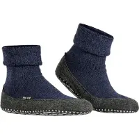 Falke Huisschoen donkerblauw / donkergrijs