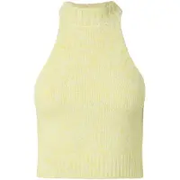 Pieces Pcsoftcrush Gebreide Top Dames Geel XL