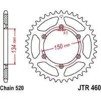 ItalyRacing 520 Jtr460.45 Steel Achtertandwiel