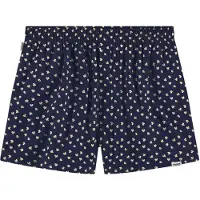 Pockies Boxershorts 'Popcorn' navy / natuurwit