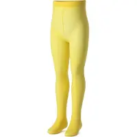 Bellivalini BLV-FI-1008 Kinderen Glad Panty - 40 DEN -Microvezel - Polyamide - Geel - 116/122