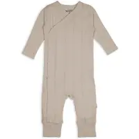 Lodger - Boxpakje - Bruin - Maat 68 - 100% bio katoen - baby pakje - Jumper Pointelle