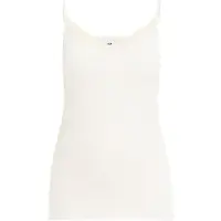We fashion - Dames singlet met kant - Curve - Gebroken wit - Katoen - Plus Size Maat: 48