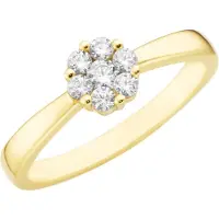 Smart Jewel Ring goud / transparant