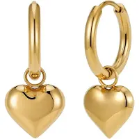 GOOD.designs Oorbellen 'Herz' goud
