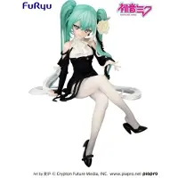 Hatsune Miku Japanse Anime Figuur - Hatsune Miku Noodle Stopper PVC Statue Flower Fairy White Rose 14 cm