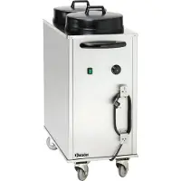 Bartscher Bordendispenser,2x50 borden, 2,0 kW, incl. 2 kunststof deksels