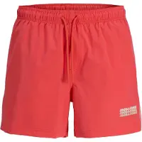 Jack & Jones Zwemshorts 'JPSTMAUI SUNRISE' beige / koraal
