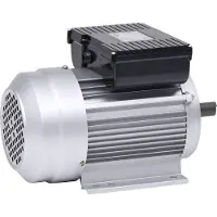 vidaXL Enfasemotor, aluminium, 1,5 kW, 2 pk, 2 polen, 2800 tpm