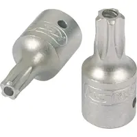Ks Tools , 1/4" bit-doppen, vijfpuntsster met gat aan de voorkant, type TS20, artikelnummer 911.1473