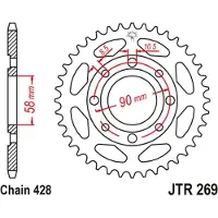 JT Sprockets Tandwiel achter R269,56
