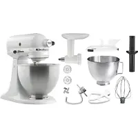 Bartscher KitchenAid 5K45SSEWH, wit, 4,28L, 41(b)x27,5(d)x41(h)cm, 230V/275W