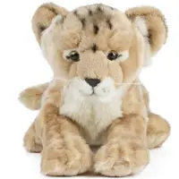 KEYCRAFT Knuffel - 47x25 cm - Leeuwenwelp - Beige - - OneSize - Knuffels
