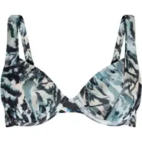 Mint Velvet Bikinitop ecru / blauw / zwart