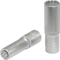 Ks Tools 917.3977, Doppen, 3/8 inch, Metrisch, 1 kop, 17 mm, Chroom