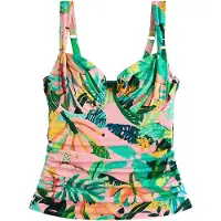Next Tankini geel / groen / donkergroen / koraal