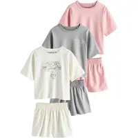 Next Nachtkledij grijs / rosa / wit