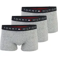Tommy Hilfiger Underwear Boxershorts 'Essential' marine / grijs gemêleerd / rood / wit