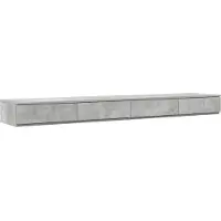 vidaXL Bedlades Beton Grijs 180 x 36,5 x 16,5 cm Bewerkt hout