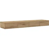vidaXL Bedlades Artisan Eiken 140 x 36,5 x 16,5 cm Bewerkt hout