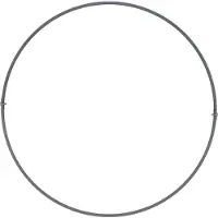 vidaXL Plantenring 5 pcs Antraciet 40 x 40 x 20 cm Koudgewalst staal
