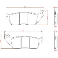 Brenta Moto 4059 Gesinterde Remblokken