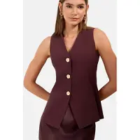 Friends Like These Gilet chocoladebruin