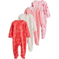 Next Nachtkledij groen / rosa / rood / offwhite