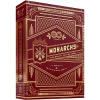 Theory11 Monarchs speelkaarten, rode uitvoering