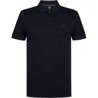Petrol Industries - Heren Polo met korte mouwen SolNaciente - Blauw - Maat M