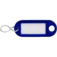Dulimex DX Sleutellabel kunststof Blauw - 100 stuks